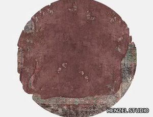 OAK POINT DR (LA BREA EDIT) ROUND - Handmade custom rug _ HENZEL STUDIO