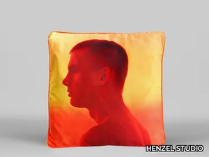 UNTITLED - ART07 - Square cushion with removable cover _ HENZEL STUDIO