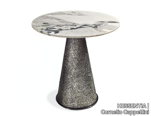 CHEOPE - Round marble high coffee table _ HESSENTIA | Cornelio Cappellini