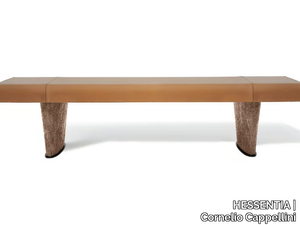 CHEOPE - Tanned leather bench _ HESSENTIA | Cornelio Cappellini