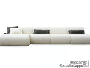 DENVER - Modular fabric sofa with chaise longue _ HESSENTIA | Cornelio Cappellini