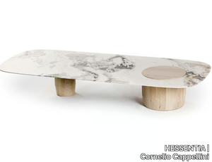 JOSS - Rectangular low marble coffee table _ HESSENTIA | Cornelio Cappellini