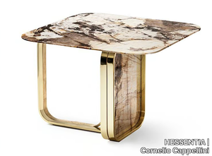 NOVA - Square marble coffee table for living room _ HESSENTIA | Cornelio Cappellini