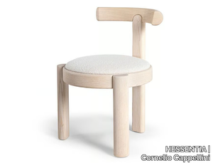 TITA - Wooden chair with integrated cushion _ HESSENTIA | Cornelio Cappellini