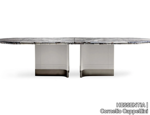 ADONE - Oval marble dining table _ HESSENTIA | Cornelio Cappellini