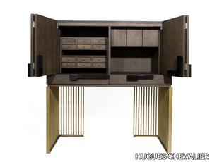 MAINTENON - Wooden highboard with drawers _ HUGUES CHEVALIER