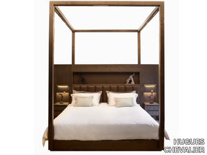 MALAQUAIS - Wooden canopy bed _ HUGUES CHEVALIER