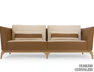 CANAPÉ PASCALE - Leather sofa _ HUGUES CHEVALIER