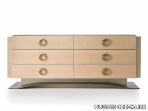 HAUSSMANN - Oak chest of drawers _ HUGUES CHEVALIER