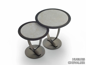 HAUSSMANN - Round metal side table _ HUGUES CHEVALIER