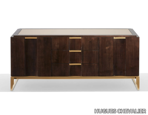 PARIS - Wooden sideboard with doors _ HUGUES CHEVALIER