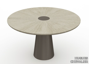 CORNEILLE - Round wooden table _ HUGUES CHEVALIER