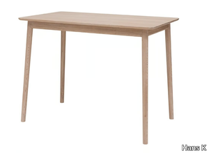 ZIGZAG 660BL - Rectangular ash high table _ Hans K