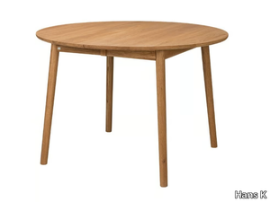 ZIGZAG 660 - Extending round oak table _ Hans K