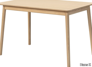 ZIGZAG 660BL - Rectangular ash table _ Hans K