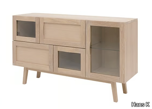 RAINBOW 665BL - Ash sideboard with doors _ Hans K