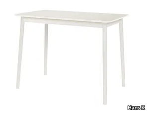 ZIGZAG 660WH - Rectangular birch high table _ Hans K