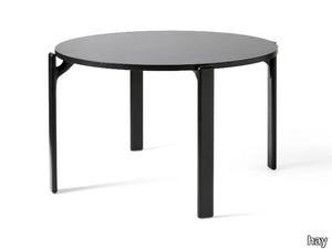 REY - Round beech table _ Hay