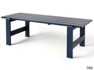 WEEKDAY - Rectangular pine garden table _ Hay