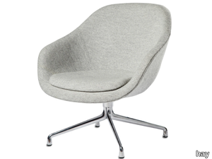 ABOUT A LOUNGE CHAIR AAL81 - Swivel easy chair with armrests _ Hay