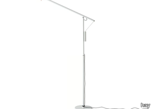 FIFTY-FIFTY - LED adjustable aluminium floor lamp _ Hay