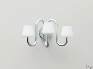 APOLLO - Glass and aluminium wall lamp _ Hay