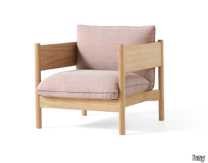 ARBOUR - Club armchair with armrests _ Hay