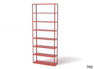 NEW ORDER COMB. 701 - Open aluminium bookcase _ Hay