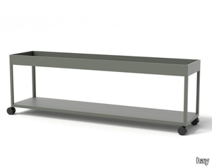 NEW ORDER COMB. 102 - Aluminium TV cabinet with castors _ Hay