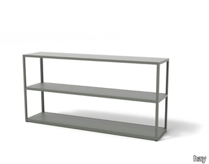 NEW ORDER COMB. 202 - Open aluminium bookcase _ Hay