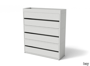 NEW ORDER COMB. 302 - Steel chest of drawers _ Hay