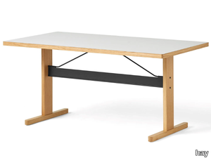 PASSERELLE - Rectangular laminate table _ Hay