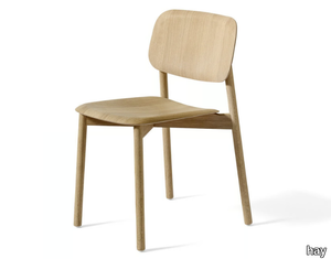 SOFT EDGE 60 - Stackable wooden chair _ Hay