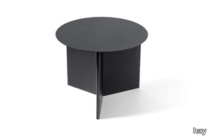 SLIT ROUND - Round steel coffee table _ Hay