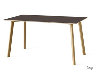 COPENHAGUE CPH DEUX 210 - Rectangular wooden table _ Hay