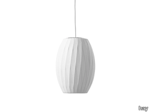 NELSON CIGAR CRISSCROSS BUBBLE PENDANT - LED Polymer pendant lamp _ Hay