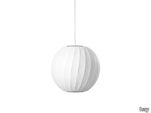 NELSON BALL CRISSCROSS BUBBLE PENDANT - LED Polymer pendant lamp _ Hay