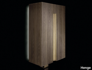 FRAME - Solid wood highboard with doors _ Henge