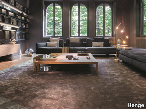 H-SILK - Solid-color silk rug _ Henge