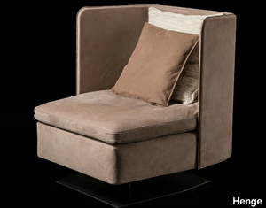 HUMAN - Leather armchair _ Henge