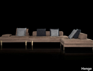 LAILAND - Sectional leather sofa _ Henge