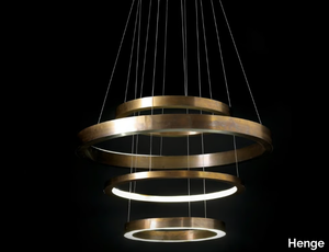 LIGHT RINGS - LED dimmable brass pendant lamp _ Henge