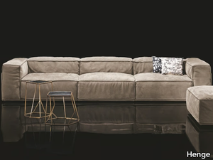 S-PERLA - 3 seater leather sofa _ Henge