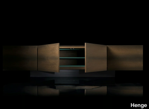 SIDE-X - Solid wood sideboard with doors _ Henge