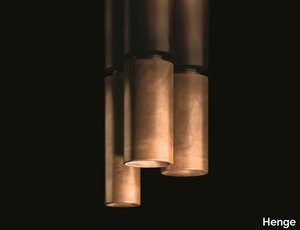 TELE - LED brass ceiling lamp _ Henge