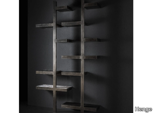 UNICODE - Wall-mounted metal bookcase _ Henge