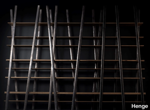 WEB - Pewter bookcase with wooden shelves _ Henge