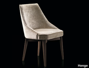 IS - A - Fabric chair with beech wood base _ Henge