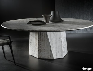 ZENITH STONE - Round stone table _ Henge