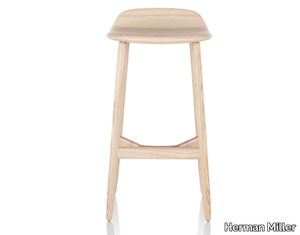 CROSSHATCH - High wooden barstool _ Herman Miller